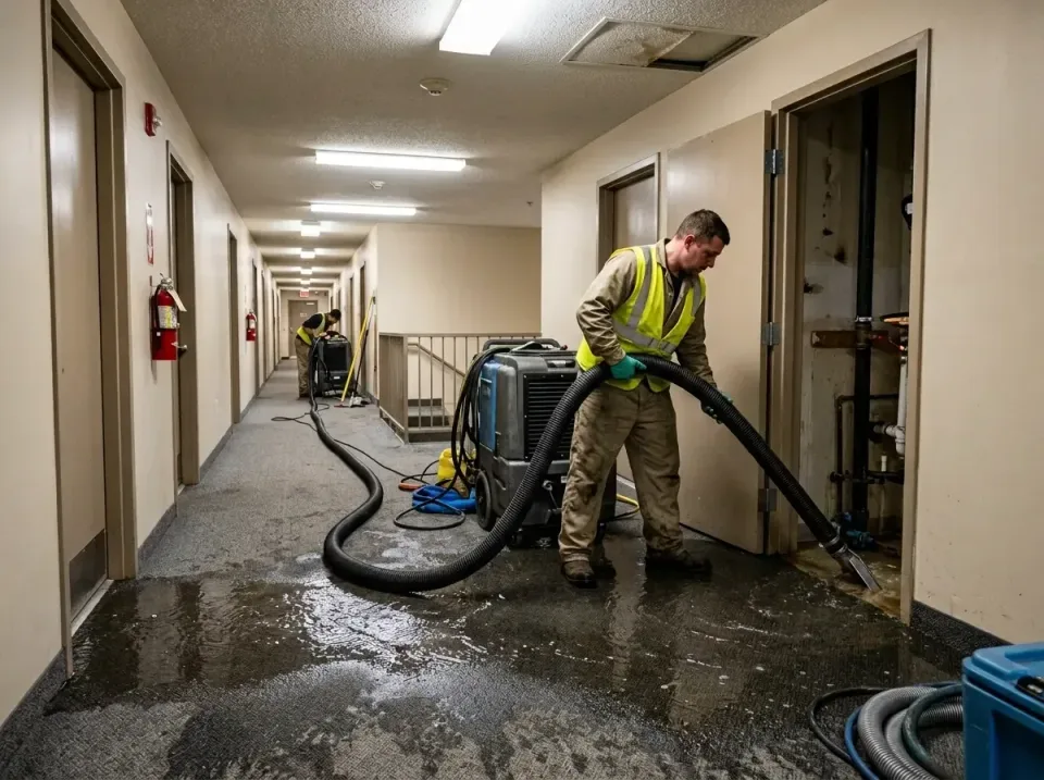 multi-unit-apartment-hallway-f-005 — frequently asked questions, Emergency Burst Pipe Water Extraction & Removal in Mustang,…
